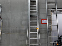 3-delige alu ladder - afbeelding 2 van  3