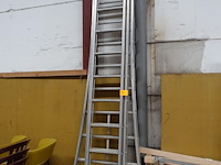 3-delige alu ladder - afbeelding 1 van  1