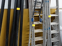 3-delige alu ladder - afbeelding 1 van  2