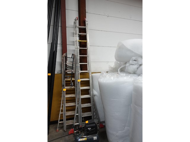 3-delige alu ladder - afbeelding 1 van  2