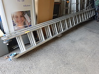 3-delige alu ladder - afbeelding 1 van  4