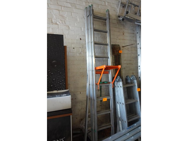 3-delige alu ladder - afbeelding 1 van  3