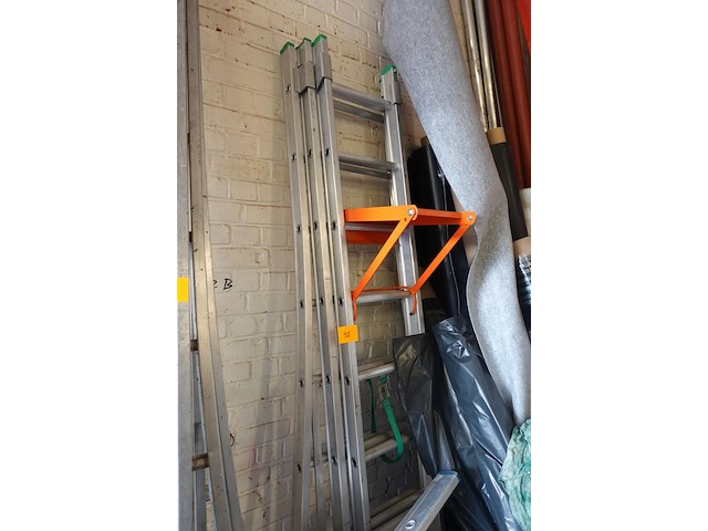 3-delige alu ladder - afbeelding 1 van  3