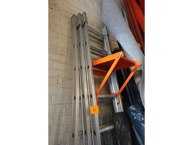 3-delige alu ladder - afbeelding 3 van  3