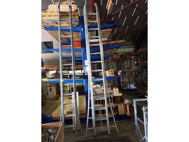 3-delige alu ladder - afbeelding 1 van  3