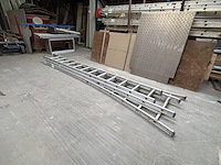 3 delige alu ladder - afbeelding 2 van  2