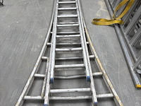 3 delige alu ladder - afbeelding 1 van  2