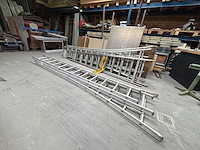 3 delige alu ladder - afbeelding 2 van  2