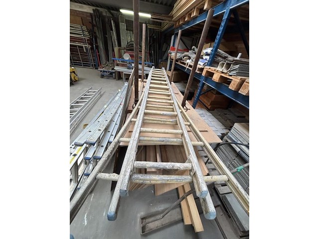 3 delige alu ladder - afbeelding 1 van  2