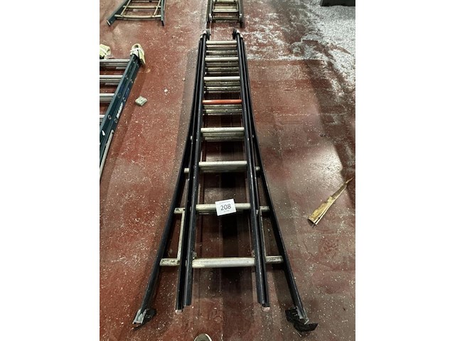 3-delige alu schuifladder - afbeelding 1 van  2