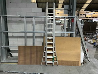 3 delige alu schuifladder - afbeelding 1 van  3