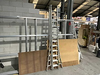 3 delige alu schuifladder - afbeelding 2 van  3