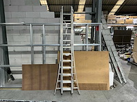 3 delige alu schuifladder - afbeelding 1 van  4