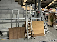 3 delige alu schuifladder - afbeelding 2 van  4