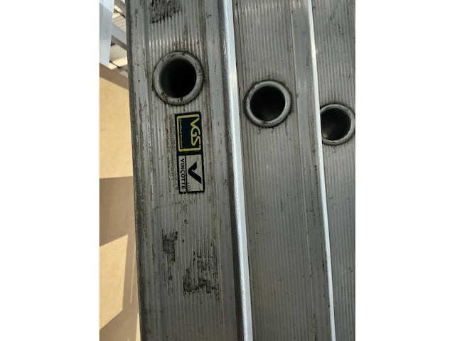3 delige alu schuifladder - afbeelding 4 van  4