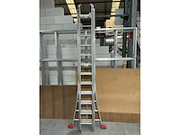 3 delige alu schuifladder - afbeelding 4 van  4