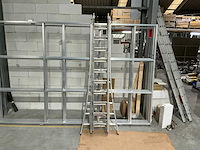 3 delige alu schuifladder - afbeelding 1 van  3