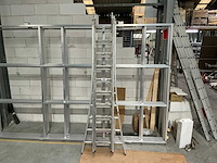 3 delige alu schuifladder - afbeelding 3 van  3