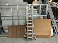 3 delige alu schuifladder - afbeelding 1 van  3