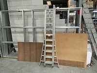 3 delige alu schuifladder - afbeelding 3 van  3