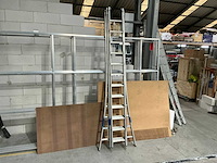 3 delige alu schuifladder - afbeelding 2 van  3