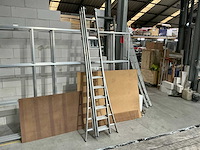 3 delige alu schuifladder - afbeelding 2 van  3