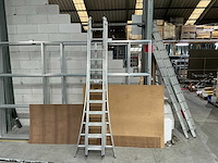 3 delige alu schuifladder - afbeelding 3 van  3