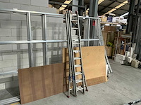 3 delige alu schuifladder - afbeelding 2 van  3