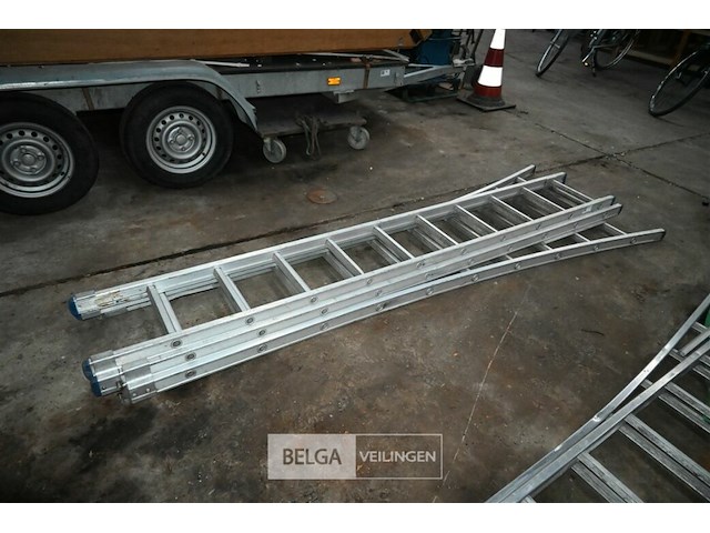 3-delige aluminium ladder - afbeelding 2 van  6