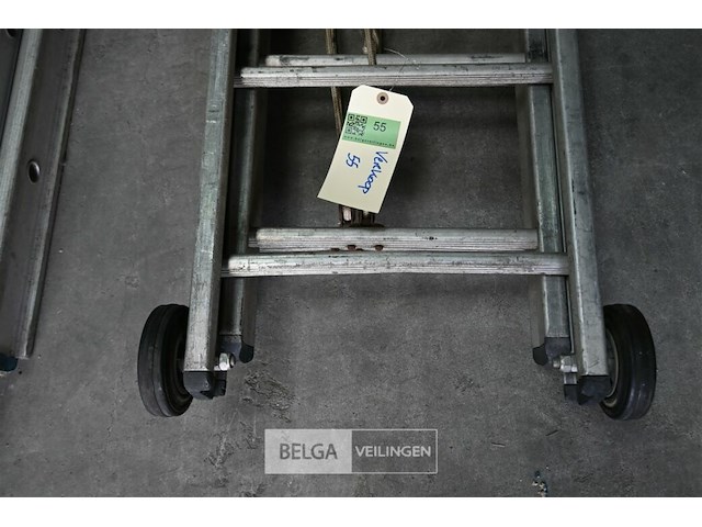3-delige aluminium ladder - afbeelding 2 van  3