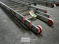 3-delige aluminium ladder - afbeelding 3 van  3