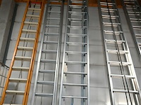 3-delige aluminium ladder - afbeelding 1 van  4