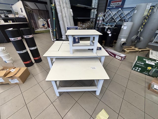 3 delige demonstratietafel - afbeelding 1 van  4