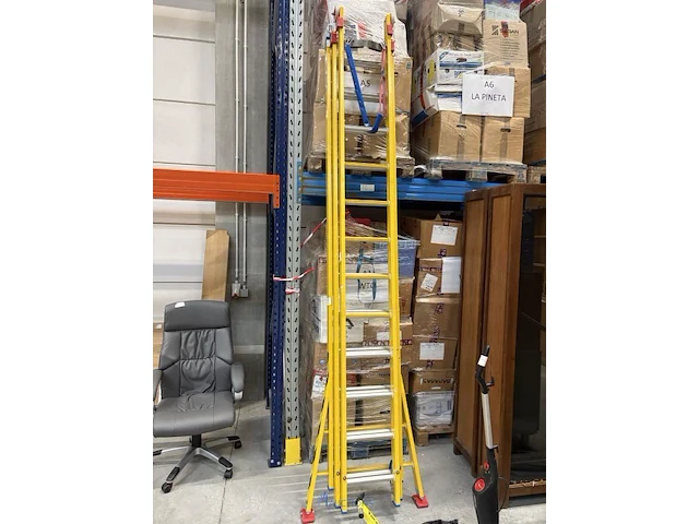 3-delige glasvezel ladder staltor - afbeelding 4 van  4