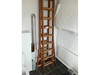 3-delige houten schuifladder - afbeelding 3 van  3