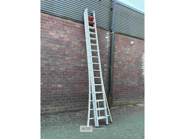 3-delige ladder aluminium - afbeelding 3 van  3
