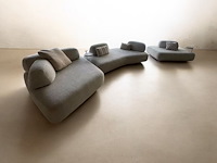 3-delige luxe sofa model bongo in beige uitvoering