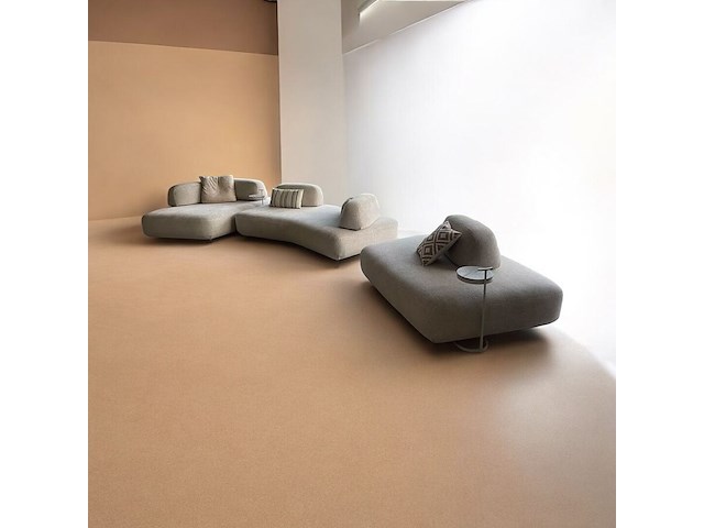 3-delige luxe sofa model bongo in beige uitvoering - afbeelding 2 van  6