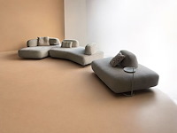 3-delige luxe sofa model bongo in beige uitvoering - afbeelding 2 van  6