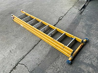 3 delige polyester schuifladder - afbeelding 2 van  2