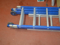 3-delige schuifladder 12 treden, alu ladder 16 treden , alu ladder 18 treden (18,19) - afbeelding 4 van  8