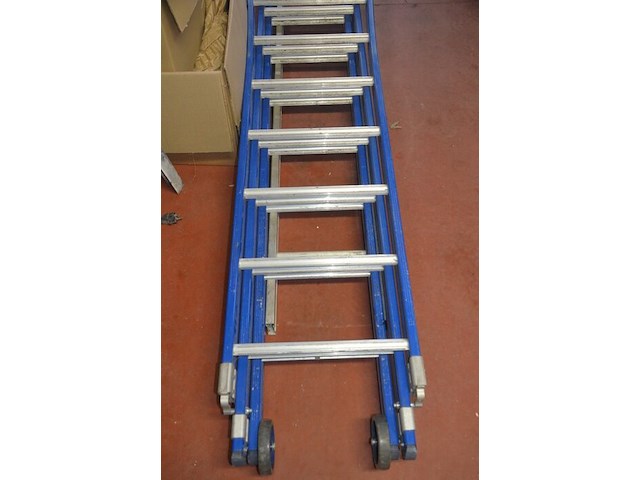 3-delige schuifladder 12 treden, alu ladder 16 treden , alu ladder 18 treden (18,19) - afbeelding 5 van  8