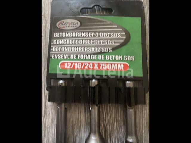 3 delige sds steenboren set 750 mm - afbeelding 4 van  4