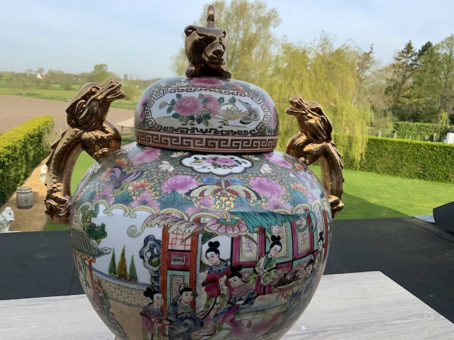 3-delige set chinees porselein h45cm - afbeelding 2 van  5