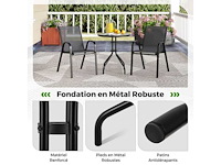 3-delige tuinset 2 fauteuils - afbeelding 3 van  7