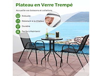 3-delige tuinset 2 fauteuils - afbeelding 6 van  7