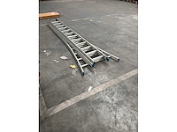 3-delige uitschuifbare ladder - afbeelding 1 van  5