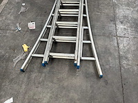 3-delige uitschuifbare ladder - afbeelding 3 van  5