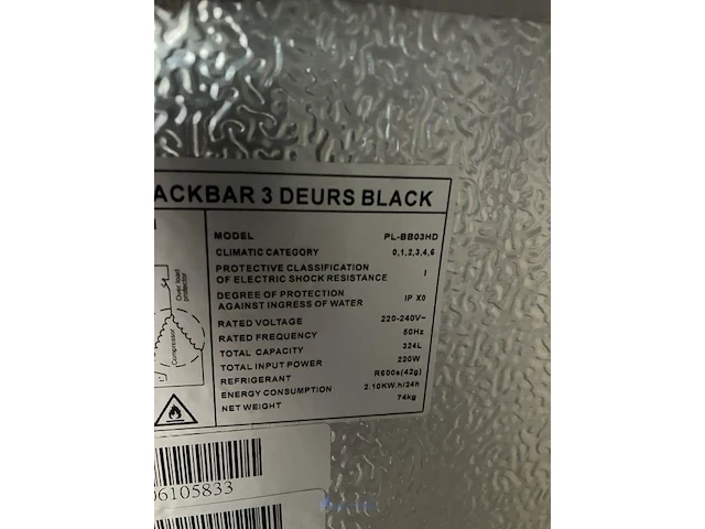 3-deurs drankenkoeler promoline - afbeelding 4 van  4