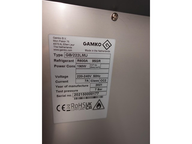 3 deurs koelkast gamko - afbeelding 3 van  3